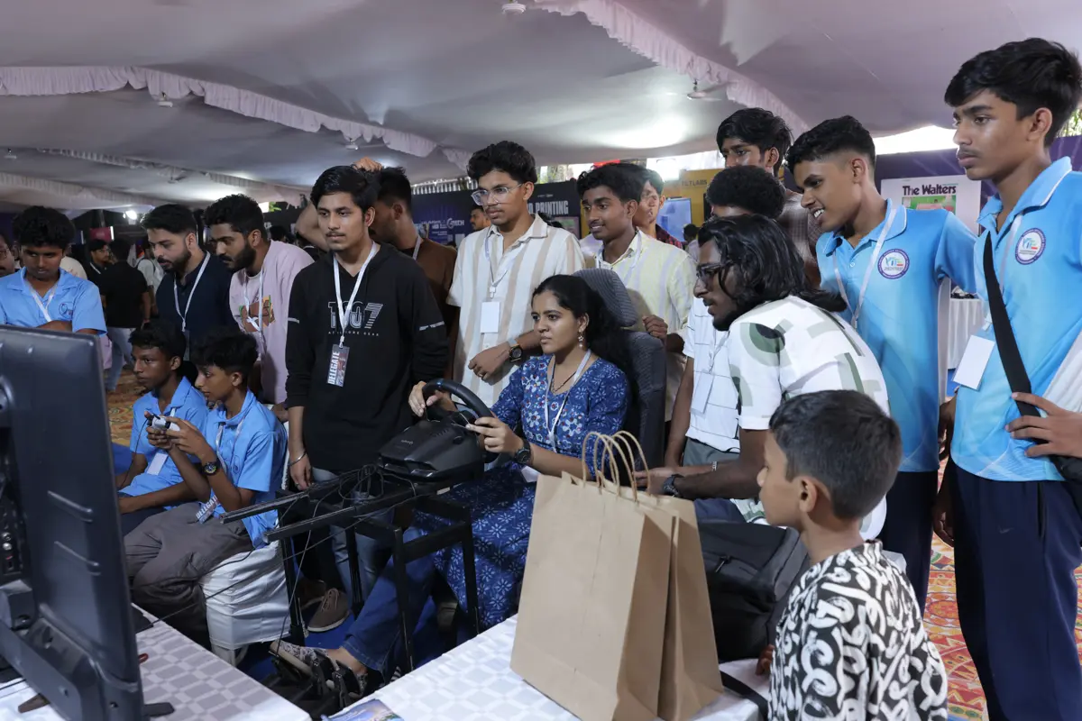 Stalls for interest groups showcasing their activities