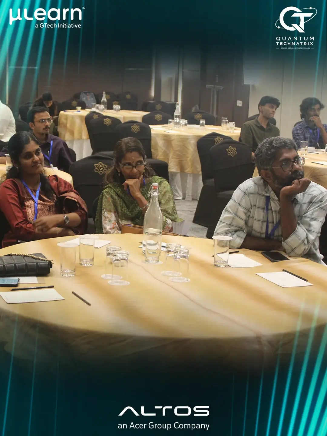 Group photo of speakers and organizers at Quantum Tech Matrix