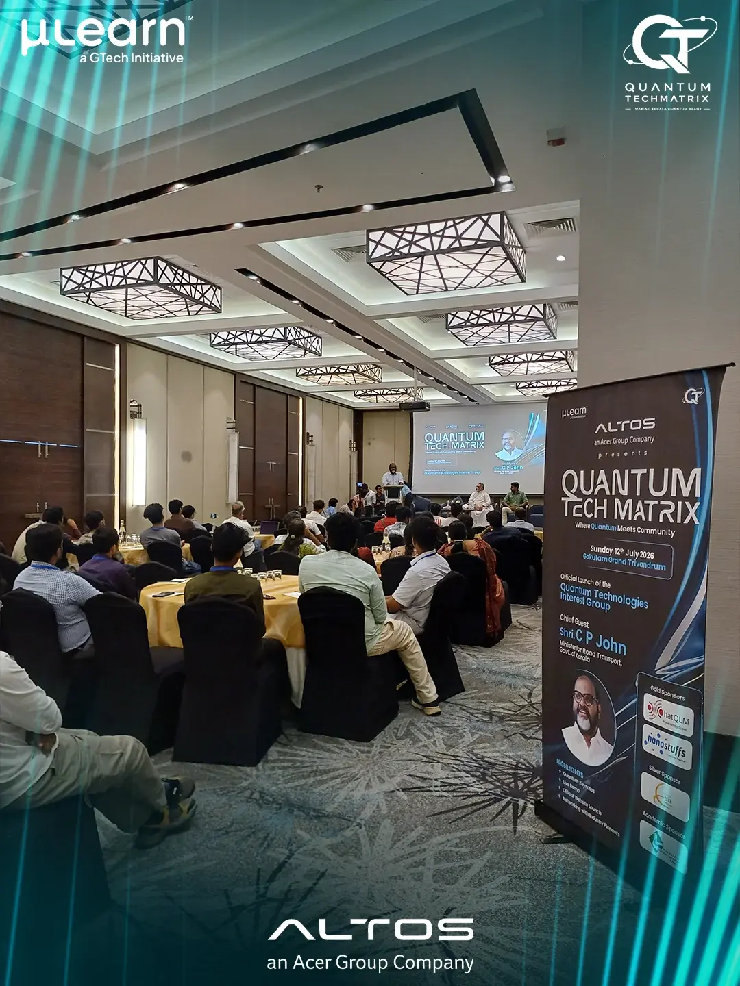 Audience engaged during the quantum technology summit